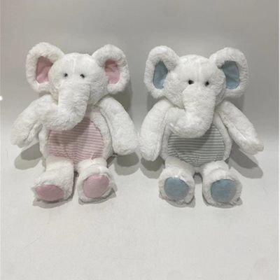فیل اسباب‌بازی مخمل‌دار نوزاد با گواهی EN62115 سفارشی شده است