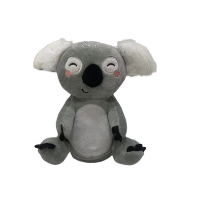 20 Cm Grey Talking Back Plush Toy Repeating Speaking Koala 100% PP Cotton Inside