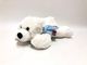 هدایای اسباب‌بازی پرشده با خرس قطبی سفید خوابیده برای کودکان و نوجوانان پرکننده 100% PP پنبه