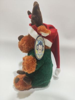 بچه ها هدیه کریسمس گوزن خرگوش خنده دار با پاش زدن و آواز زدن اسباب بازی پلاشه ای اسباب بازی الکترونیکی