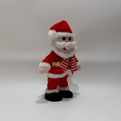 بابا نوئل و گوزن کریسمس در حال آواز خواندن و رقصیدن