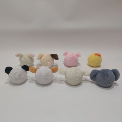 مجموعه 8 تایی توپ های بادی حیوانات مزرعه ای پر جنب و جوش برای بازی