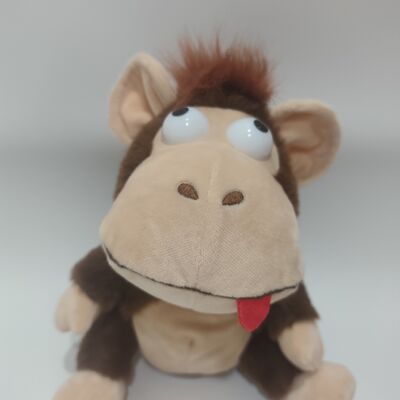 Laugh Loud Makes Strange Noises and Wiggle Body Stuffed Crazy Animal Plush Monkey