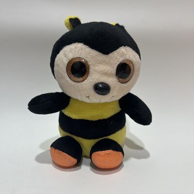 Sparkling Eyes Ladybug and Bee Plush Toy Red Yellow Options Cute Insect Doll Cognitive Toy for Kids