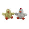 2 ASST 12cm 0.39 in Sound And Light Toys Screaming Chicken Toy